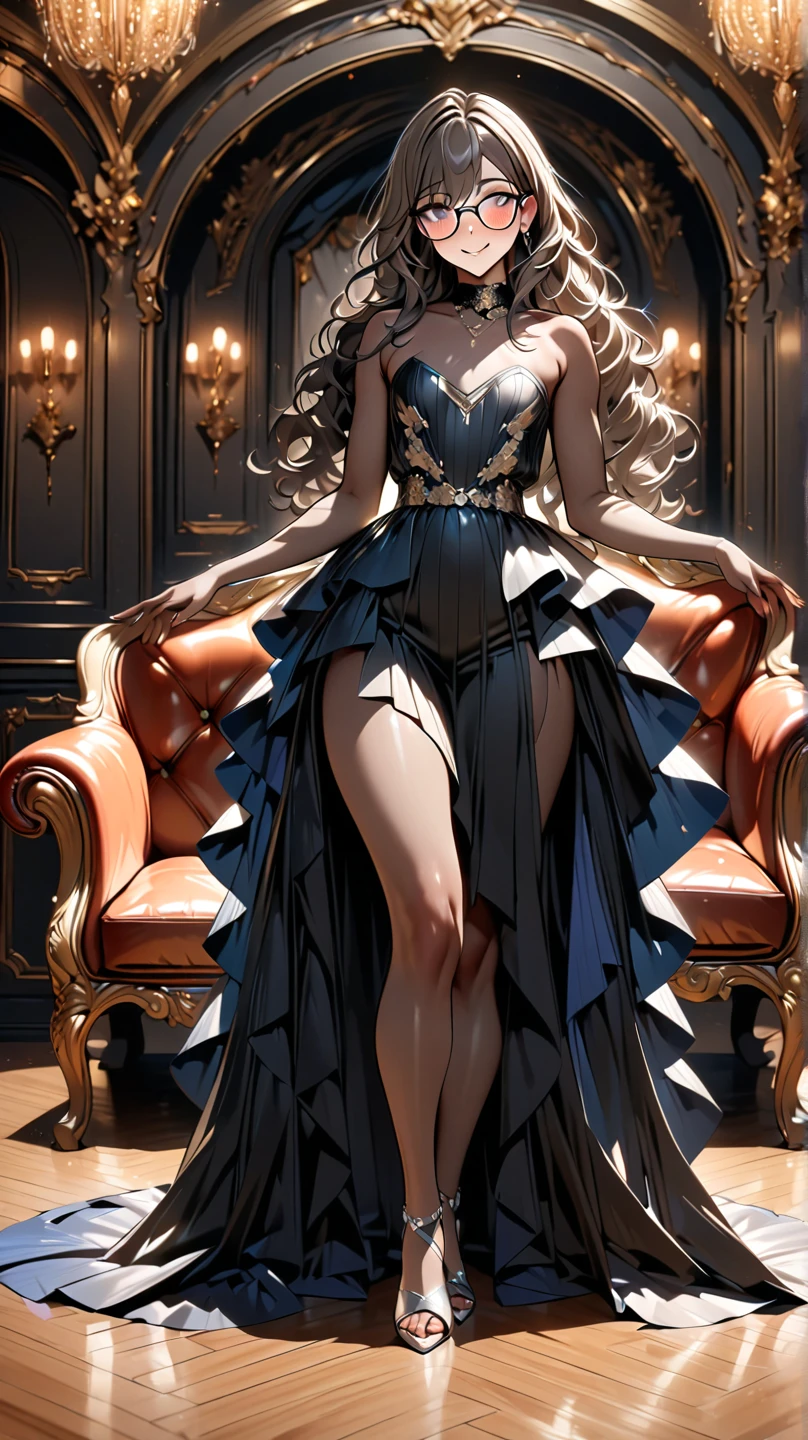 in style of Alexander McQueen
(1girl,character conceptual design),gravure_pose,knee_to_chest,sitting_backwards,lipstick,from below,feet out of frame,toe ring