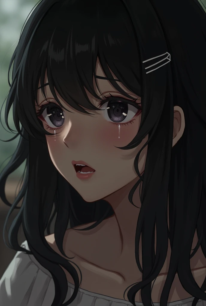 (From the side), Small breasts, Side bust, (flin chest), (Drooling), (Wet), (Expressionless), (tears), Looking_in_Audience, 10 years old fashion trendy beautiful beautiful beautiful girl, gentle and intractive Chinese beautiful girl, 10 years old, delicine and sexy collarbone, Attractive oval face, double eyelid, Clever pink eyes, Pink Lips, Small Nose, Bare shoulders, Focus on the face, Chest close-up, Ultra-high resolution, Super detailed, 新鮮in印象的