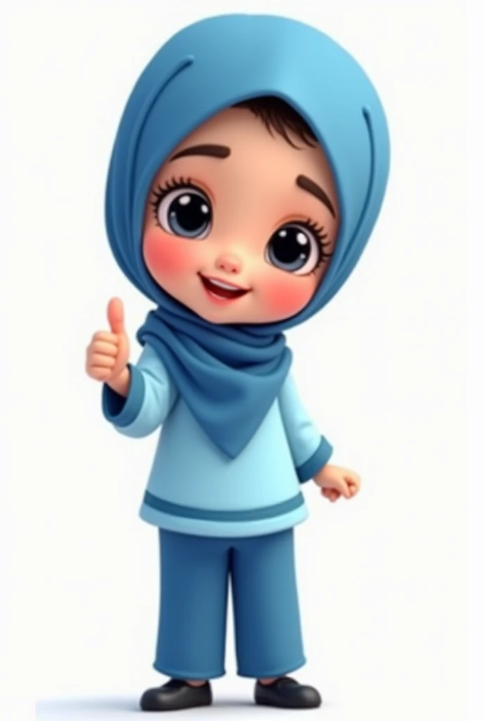 anime girl with hijab giving thumbs up, render of a cute 3d anime girl, digital anime art!!, cute anime girl, cute anime face, 3d anime girl, kawaii realistic portrait, cute anime, cute kawaii girl, anime best girl, (anime girl), made with anime painter studio, anime!!!!!!!!!!!!!!!, cute expression, cute anime girl portrait