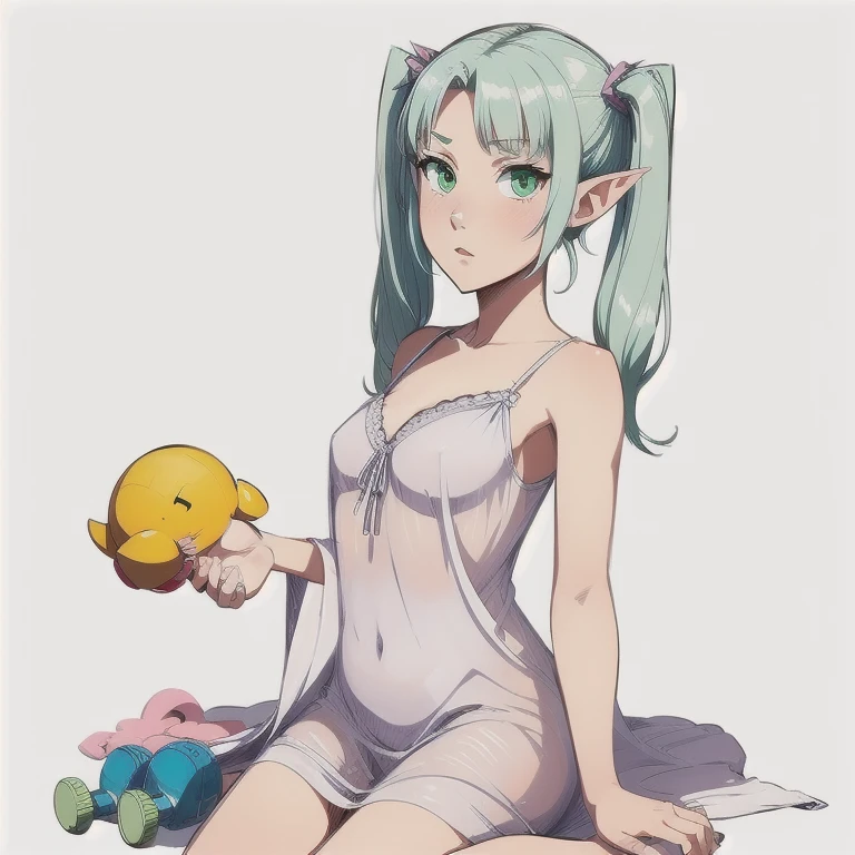Anime girl with long pink hair sitting on the ground，arms folded, anime visual of a cute girl, small curvaceous loli, Cute anime girl, up of young anime girl, small loli girl, Soft anime illustration, nyaruko-san, Guviz, extremely cute anime girl face, An anime girl, Loli, portrait anime girl，White skin