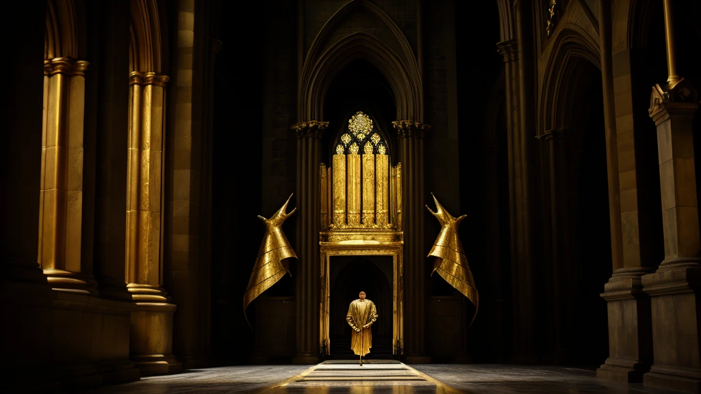   Gold Building, Inside the Cathedral,  Gold Stone  ,  Golden Wall  , by Steve McCurry,  by Lee Jeffries ,  by Jeremy Mann  