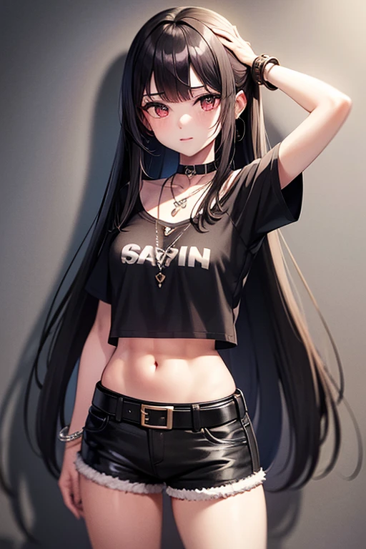 1girl, city,BREAK
zozo-nosiro,oni horns,black hair,black eyes, long hair, ponytail, black bikini,black jacket, boots, bracelet,black enamel pants,pendant,  BREAK smile,sitting, 
BREAK, (dark light:1.2),(hyper extreme detailed),(masterpeace:0.5),(hyper extreme),(photorealistic),game cg,llustration,novel illustration,beautiful lighting,light from the front,