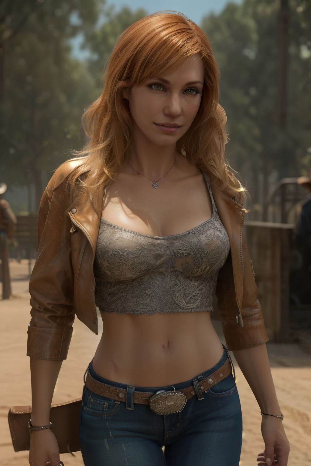 Hot milf notices you staring at her ass, mndngwmn, redhead, outside, walking through park, leather jacket, looking up at viewer, ((cowboy shot:1.5)), (jeans:1.2), tank top, (walking towards viewer:1.3), kari byron, perfect breasts, perfect ass, full body, wide shot, milf
(RAW photo), (masterpiece:1.5), (best quality:1.1), (intricate details:1.2), (ultra detailed), (realistic:1.5), (photorealistic:1.5), (hyper realistic:1.4), (detailed clothes:1.3), (8k, 4k, intricate), (volumetric lighting:1.1), (highly detailed:1.2), (detailed face:1.2), (detailed eyes:1.2), (Detailed background:1.2), (dynamic pose:1.3), CR1.2, beautiful face, sexy face, perfect face