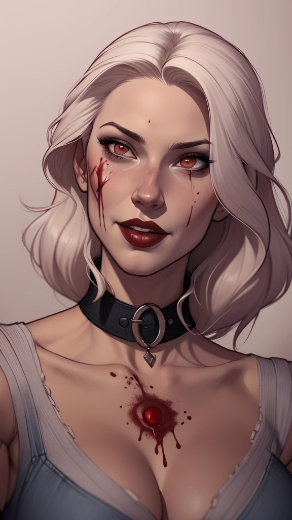 Hay una mujer con sangre en la cara y un vestido rojo, chica vampiro, Retrato de vampiro, Reina Vampiro, Vampiro del Clan Lasombra, Carmilla vampiro, Retrato de una dama vampiro, Hermosa reina vampiro, Vampiro femenino, hermosa reina vampiro, Retrato de un vampiro, androgynous vampire, Vampiro sagrado, como vampiro, mujer vampiro
