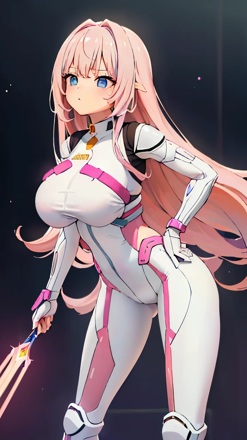 ((ultra high resolution 8k)) the most beautiful girl,the most beautiful of all, pink lips,Digimon\(Angewomon\), transparent fiber helmet, ((/helmet with transparent blue lenses/)), gripping glasses, sexy pose, sexy outfit,\(angewomon\),1girl,solo,large_breasts, cyberpunk, pastel colors,add effect at the end((/finished masterpiece with extreme intricate details/))