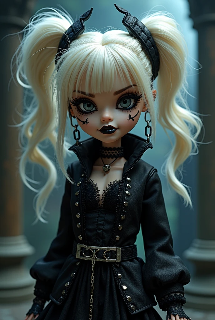<lora:add-detail-xl:0.8> beautiful young norwegian gothic woman holding voodoo doll, in the style of Lsd magic mushrooms, Dollhouse Aesthetics 1080p, (mark ryden 1.3), 128k, babycore style, fullbody, long blond hair, indigo eyes, wearing diamond glasses, perfect eyes, perfect features, perfect hands, perfect body, 128k, 1080p, cinematic quality, cinematic lighting, voodoo, sinister, diabolical, testp, stunningly beautiful, maxim, hyper realistic details, lEICA SL2 50mm F 1.4 kit,mirrorless lens, <lora:bigeyes-xl-v1:0.8> big eyes, anime eyes <lora:Dark_Futuristic_Circuit_Boards:0.8> circuitboard, dark futuristic <lora:Larry Carlson Style:0.8> Larry Carlson Style page <lora:RMSDXL_Darkness_Cinema:0.8> <lora:RMSDXL_Enhance:0.8> <lora:popovy_SDXL-fashion-doll-000006:0.8> Fashion Doll <lora:EGirlMakeup:0.8> EGirlMakeup