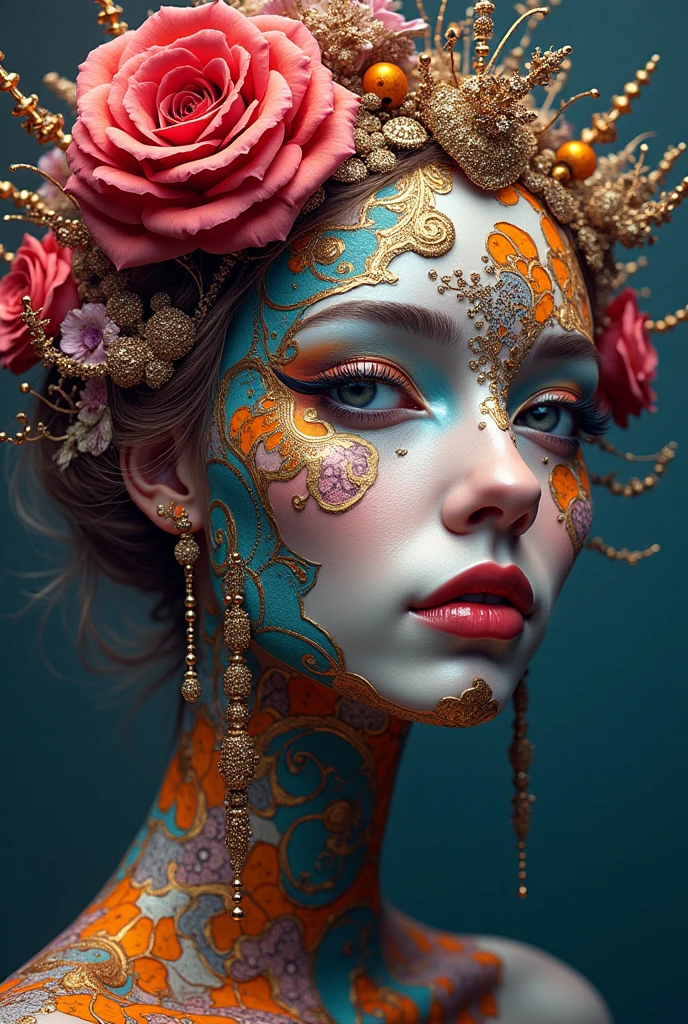 Ultra-realistic depiction of systematic and eccentric creations of a ...