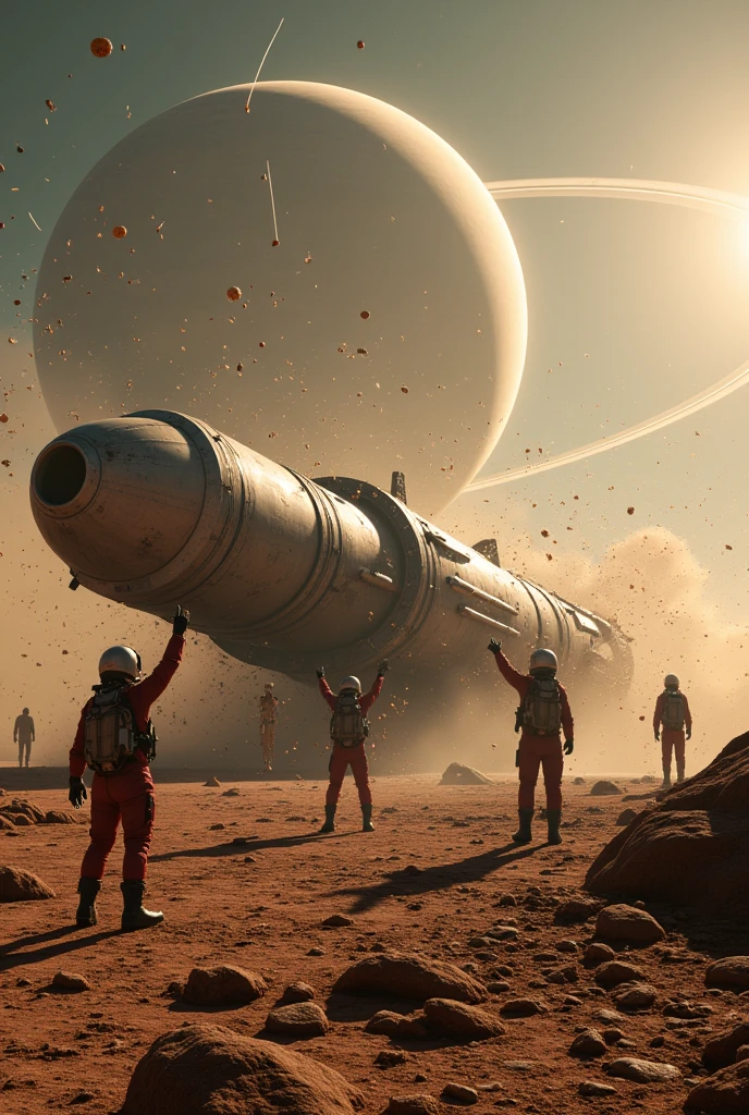 Reage musicians, astronauts, space, alien, rockets, asteroids