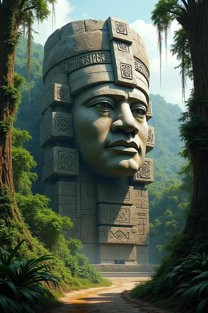 Colossal Olmec head