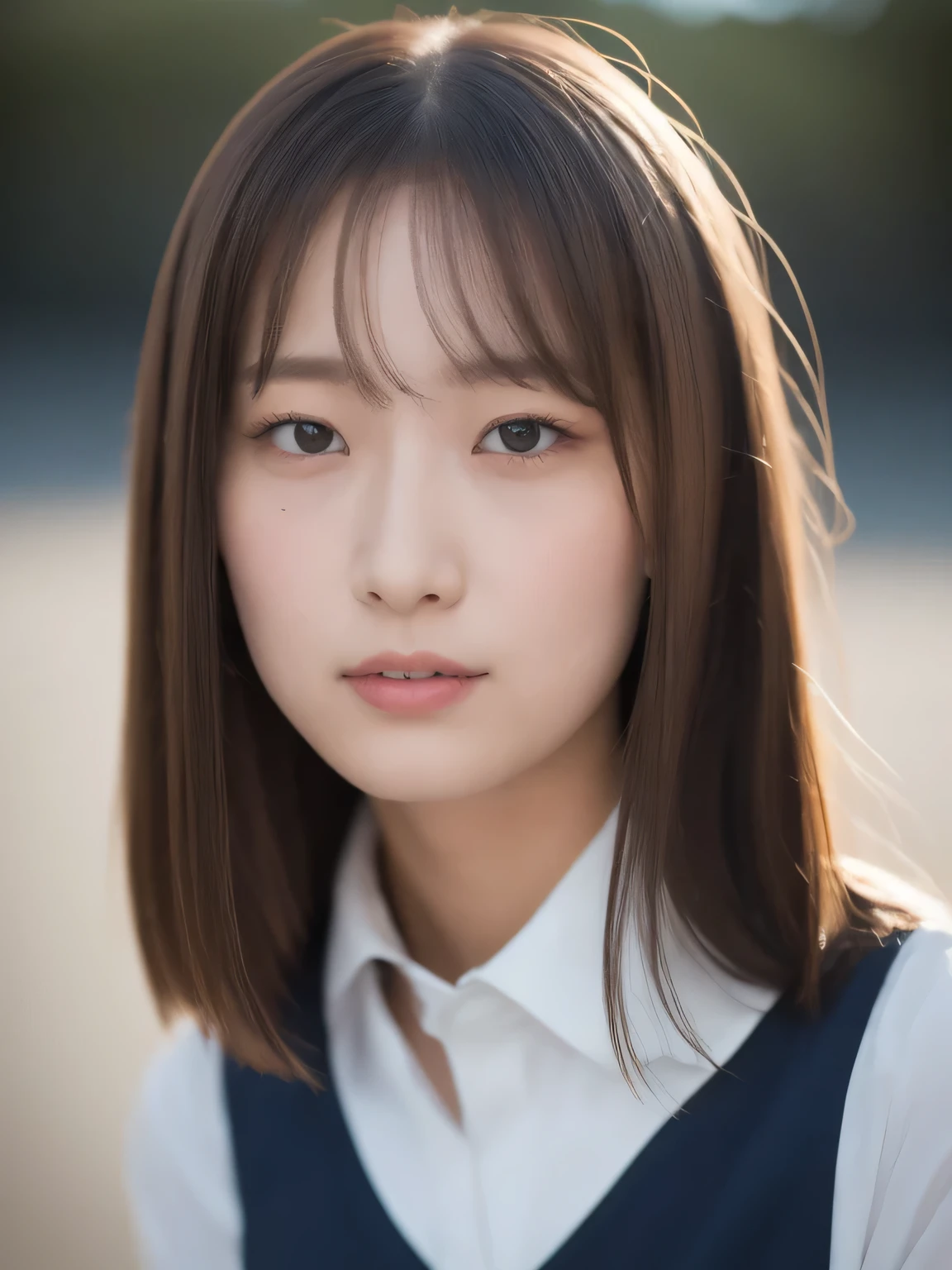 (masterpiece), (hyper realistic),raw photo,8K, Lens flare::4 - Style Row - AR 2:3 --s 150 --c 4 japanese girl, 20 years old, detailed skin, detailed face, no make face, smile, small face, school short uniform, dinamic lighting, class room background,