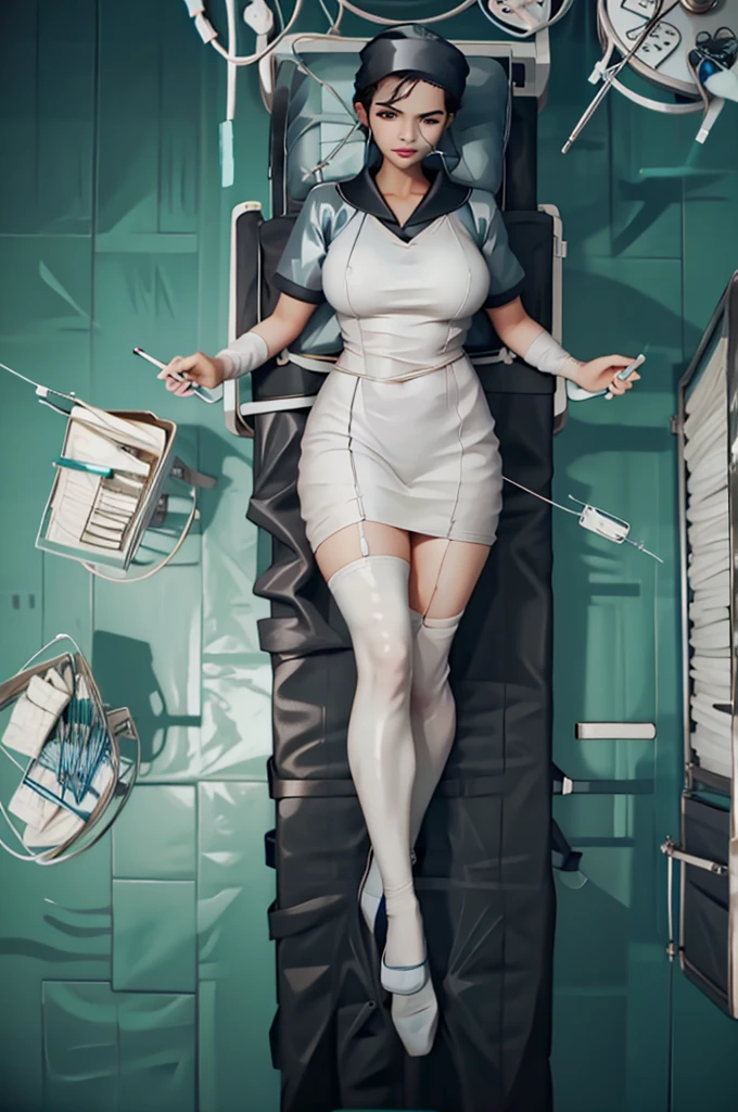 nurse uniform,hospital, latex nurse suit,nurses,busty,elbow gloves,labcoat,black hair woman,blueeyes , gigantic ,medical instruments,asian nurse,two nurses,speculum,examination room,oversize ,big ass ,strap on, lay on table ,legs spreaded,giving birth,gyno chair , dentist,Milf,latex,white uniform,oversize breasts,diaper