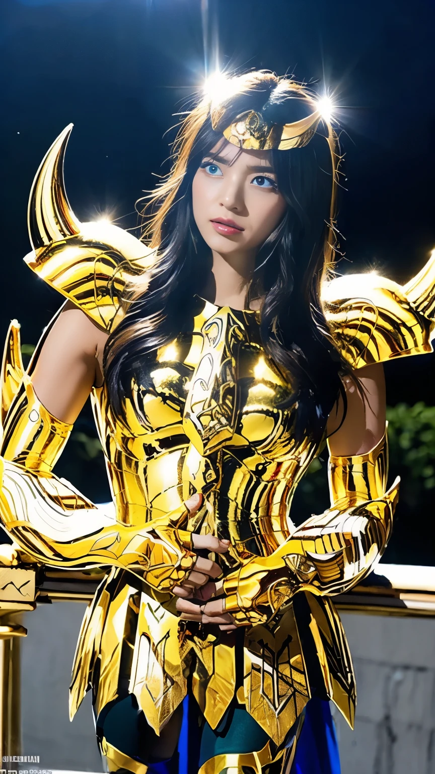 golden shining armor