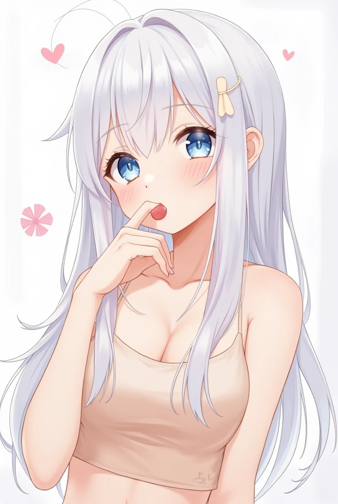 Mastepiece、masterpiece、highest quality、Super detailed、High resolution、8K Portrait、High definition CG of Unity 8k wallpaper、Cute little:1.5、Loli:1.5、Highly detailed CG Unity 8k wallpaper、Realistic、Real person、 Portrait Photography、Shiny skin、High definition、(16 years old:1.2)、(1 girl)、Beautiful clear eyes、extremely detailed description、Delicate face、Nice lips、Slim body、(thin waist)、Thin legs、(bed room:1.6)、1 Girl, Cute, Perfect Face, seriously, (blush:1.5),(Silver long hair:1.3),(big breasts:1),((cotton underwear:1.3)),(half nude:1.3),(looking at view),(from front),(disapproval face:1.4),(Strike a Pose:1.2)