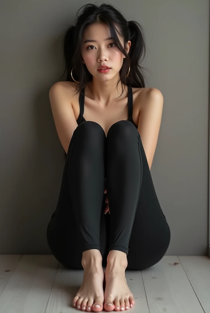 Angelique is a very beautiful and cute girl..,
Beautiful and detailed,
Beautiful double eyelids,
(Big eyes:1.3),Long eyelashes,
See-through breasts,
(Beautiful and exquisite face and eyes:1.4),
Small Nose,
Small Mouth,
Beautiful long hair,
Show your teeth and smile happily,
(highest quality:1.2),
RAW Photos,
High resolution,
Perfect detail,
Professional photography,
Professional Lighting,break (Full-body tights made from ultra-thin fabric:1.3) , Body tights made from ultra-thin fabric for a snug fit,Squat with your legs apart, Beautiful legs, Strong lighting in bodysuit,In the city,Brown Hair,Too much exposed skin, Full body photo including toes, Protruding nipples