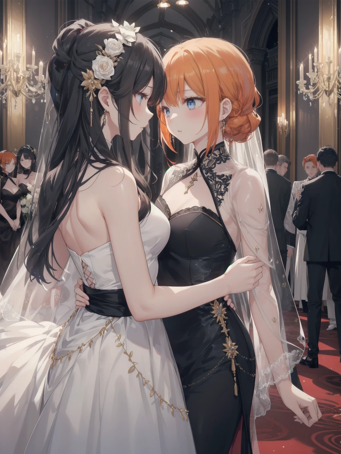 Two women collide