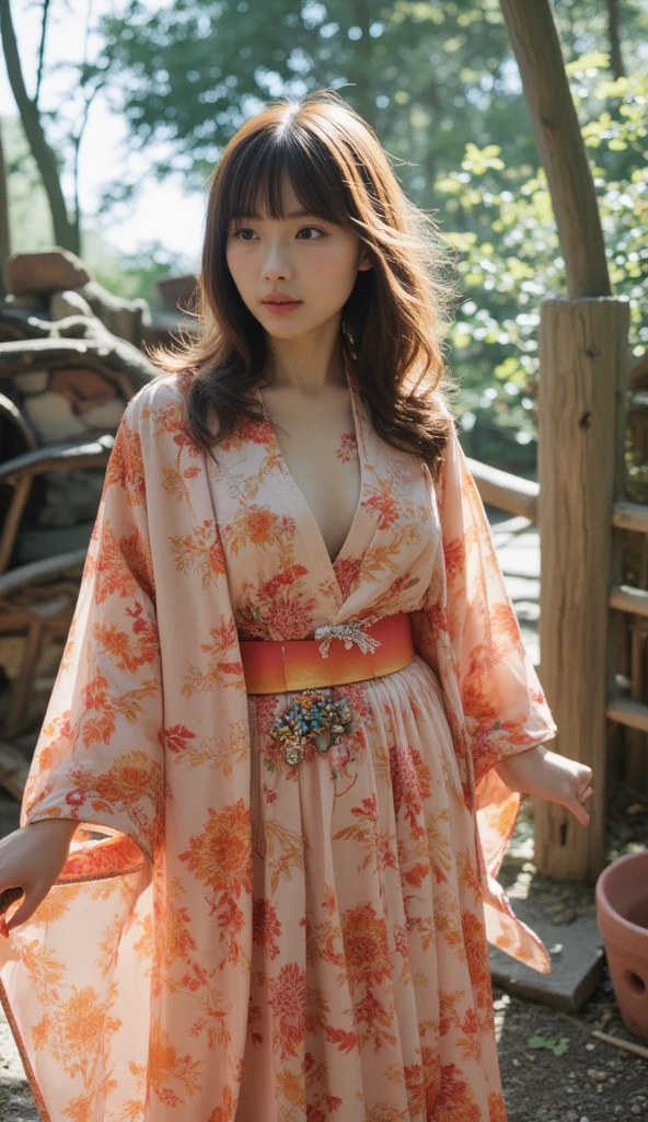 Kimono Beauty，review,breast，random outdoor