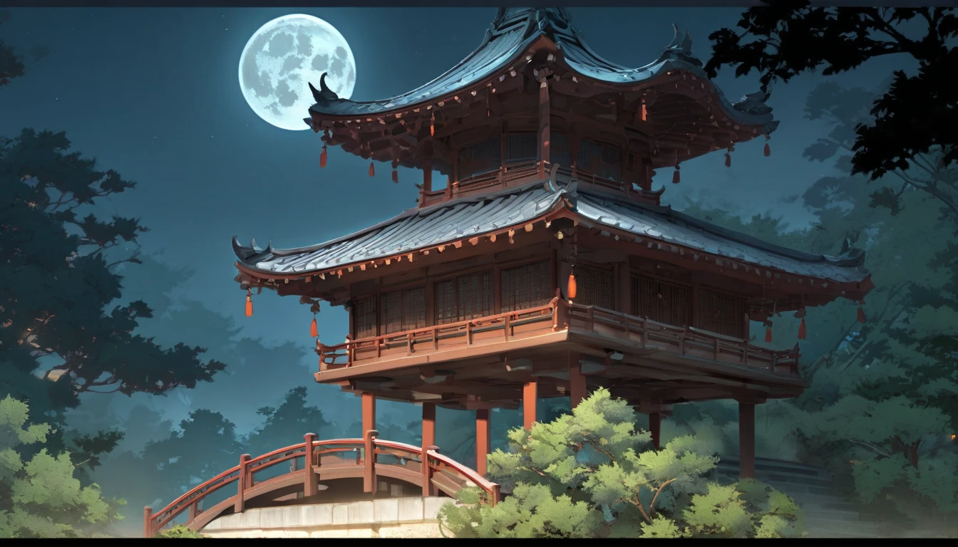 background,pavilion,night,Big Moon