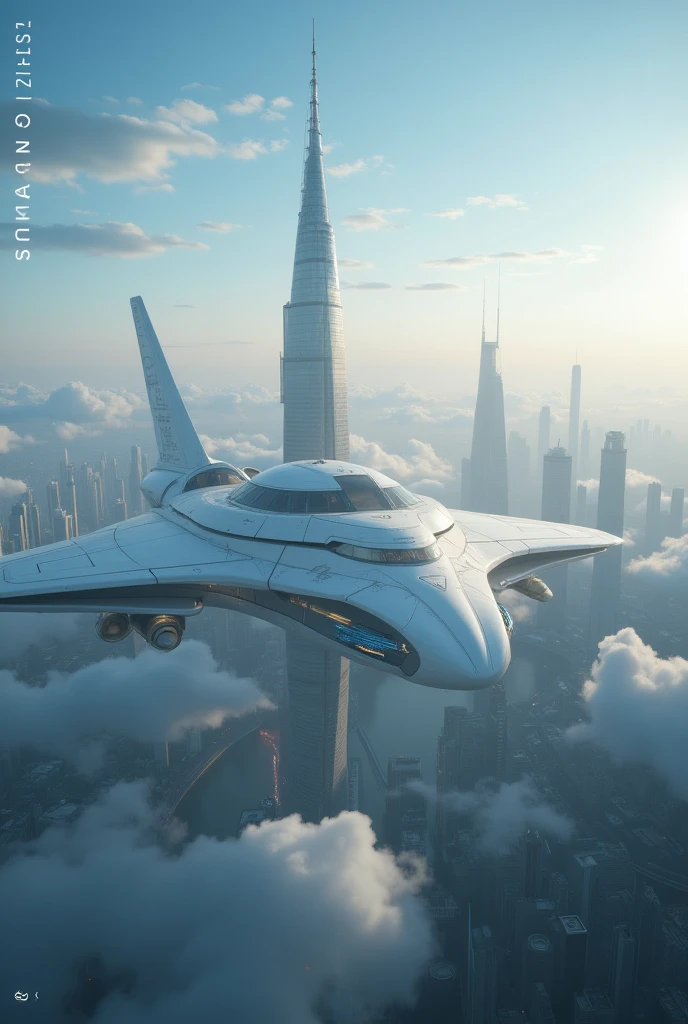 
masterpiece, Best Quality, Photo-realistic, RAW data, Ultra-detailed, High resolution, professional bright lighting, (spaceship of ivory color, luxury liner of space ship, :1.5) (spaceship floating on a future city, skyscraper, :1.8) future, SF, fantasy, super civilization, square frame, outer limit of human imagination, for music album jacket, 