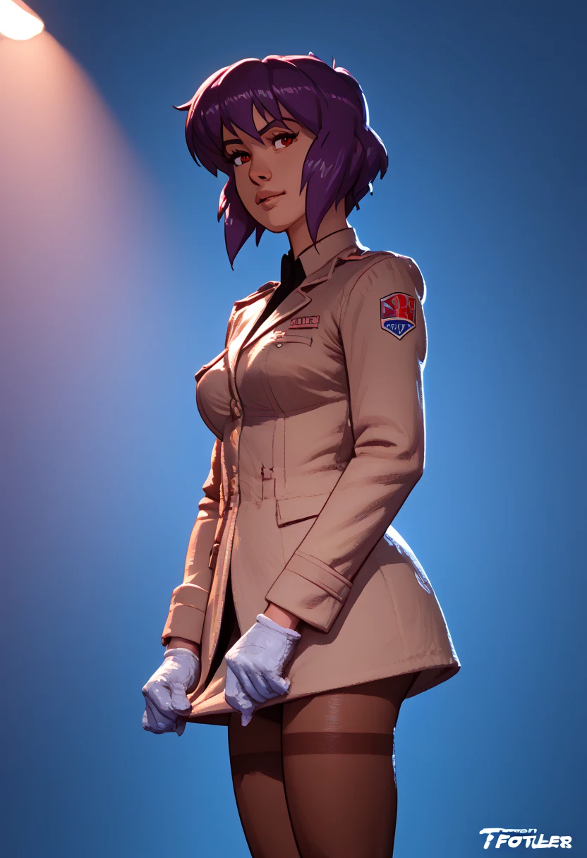 NSFW render of motoko kusanagi hentai scenes. motoko is alone in a dark and wet parking garage. she is wearing her tan military dress uniform. tan jacket, white undershirt, red dit, skirt, pantyhose. . author: (fossa666:1.5)r (taran fiddler:1.5),\ (pixel sketcher:1.4) masterpiece, detailed Bonifasko lighting, [crepuscular ray], best details, real life, depth of field, detailed background ; dim lighting, flashlight lighting, solo, . . ,female, (motoko kusanagi ), (\), ,, (motoko kusanagi:1.2), seductive walk, femme, genitals, , medium breasts, clear details, (, realistic sweaty skin textures, translucent body, you can see under her skin, , ,s, stand alone complex, various poses, ,, gloves, stockings, 1girl, one girl, 1girl, solo,
