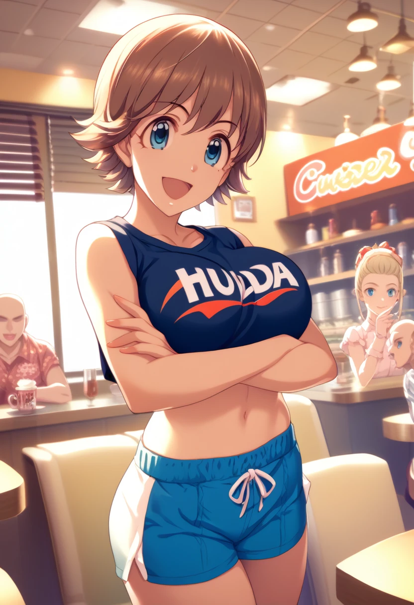  my happy Honda, underwear,  Fascinating , big detailed breasts ,  short hair, Next to the cafe ,  blue eyes,  excited ,  take off my clothes,  hotel room 　 bald elementary school student :(1.5)