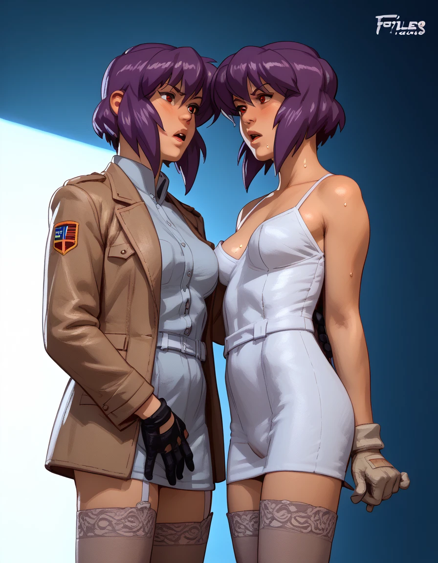 NSFW render of motoko kusanagi hentai scenes. motoko is with an anonymous short boy in a dark and wet parking garage. she is wearing her tan military dress uniform. tan jacket, white undershirt, red dit, skirt, pantyhose. . author: (fossa666:1.5)r (taran fiddler:1.5),\oneeshota, motoko vs shota, (pixel sketcher:1.4) masterpiece, detailed Bonifasko lighting, [crepuscular ray], motoko is being groped by a small boy, sexual assault. motoko embarassed, blushing, squeezing, best details, real life, depth of field, detailed background ; dim lighting, flashlight lighting, couple with size difference, mother and son, . . ,female, (motoko kusanagi ), (\), ,, (motoko kusanagi:1.2), seductive walk, femme, genitals, , medium breasts, clear details, (, realistic sweaty skin textures, translucent body, you can see under her skin, , ,s, stand alone complex, various poses, ,, gloves, stockings, 1girl,1boy, hetero, incest, 
