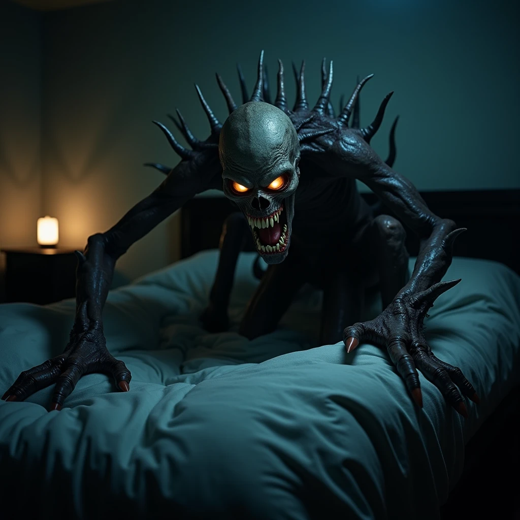 A monster under the bed,HORROR AND TERROR