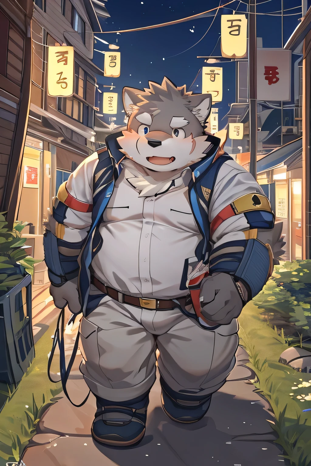 (Moritaka)( by Rusko :1.3),(by Mok_Nameko:1.2),(Walking alone through the thickets at night ),(by gammachaos:1.2),(by hyduyad14:1.2),(Author: ZIXiong:1.1),(by Takemoto Arashi ),(kemono:1.2),Fat,(chubby)Can you force me to have sex from behind