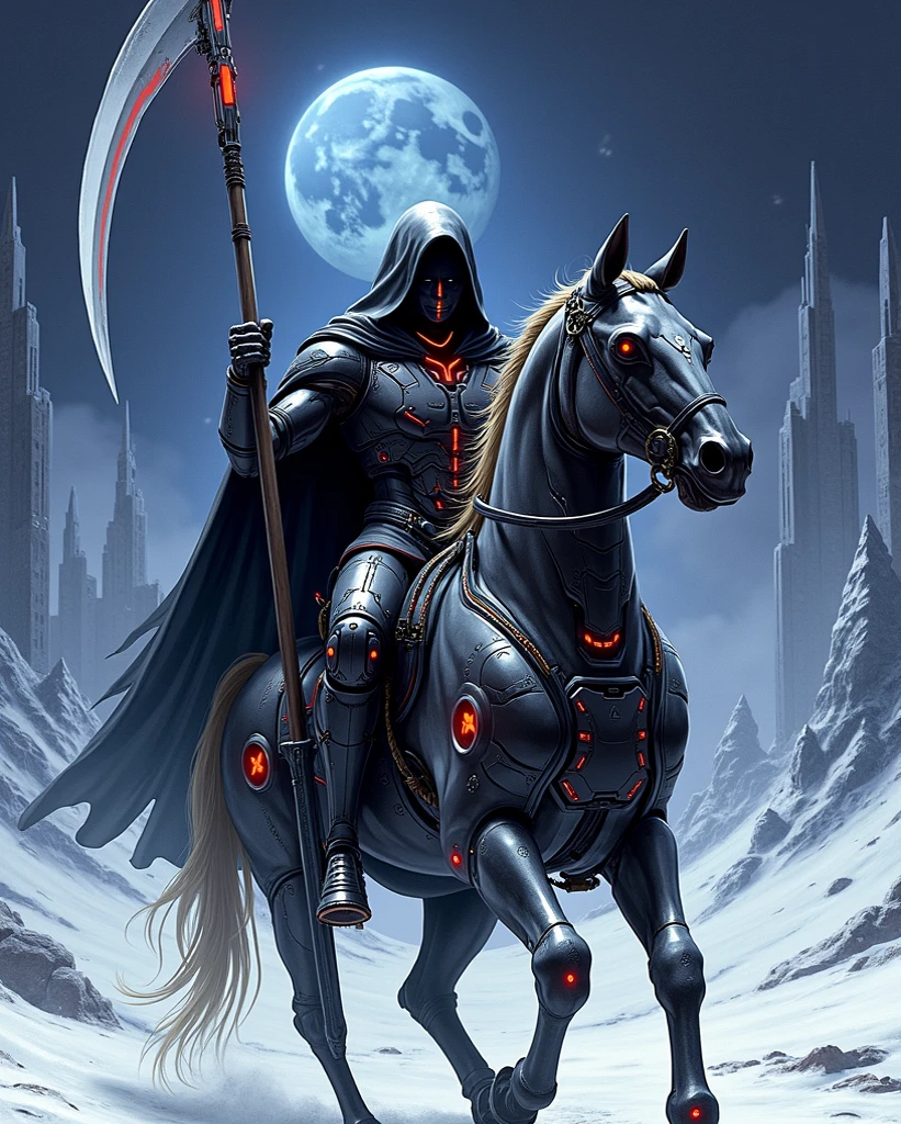 Grim bones, fierce scars, revealing bones, terrifying, white bones