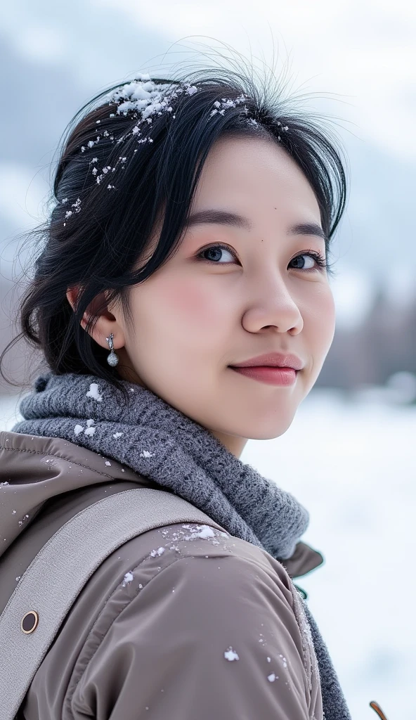 Tibetten cute girl, Tibetan snow ， 2000，White smoke， Full of movement，Hasselblad， National Geographic photo， Semi-body shot, high-quality photo，Full body photo，Lower body，Wearing shoes，20-year-old Tibetan girl，Wearing shoes，Wearing shoes，apparel，clothing, clean, detail eyes, detail nose, detail lips, best quality, 4K, 8k, high resolution, masterpiece:1.2, ultra-detailed, render,