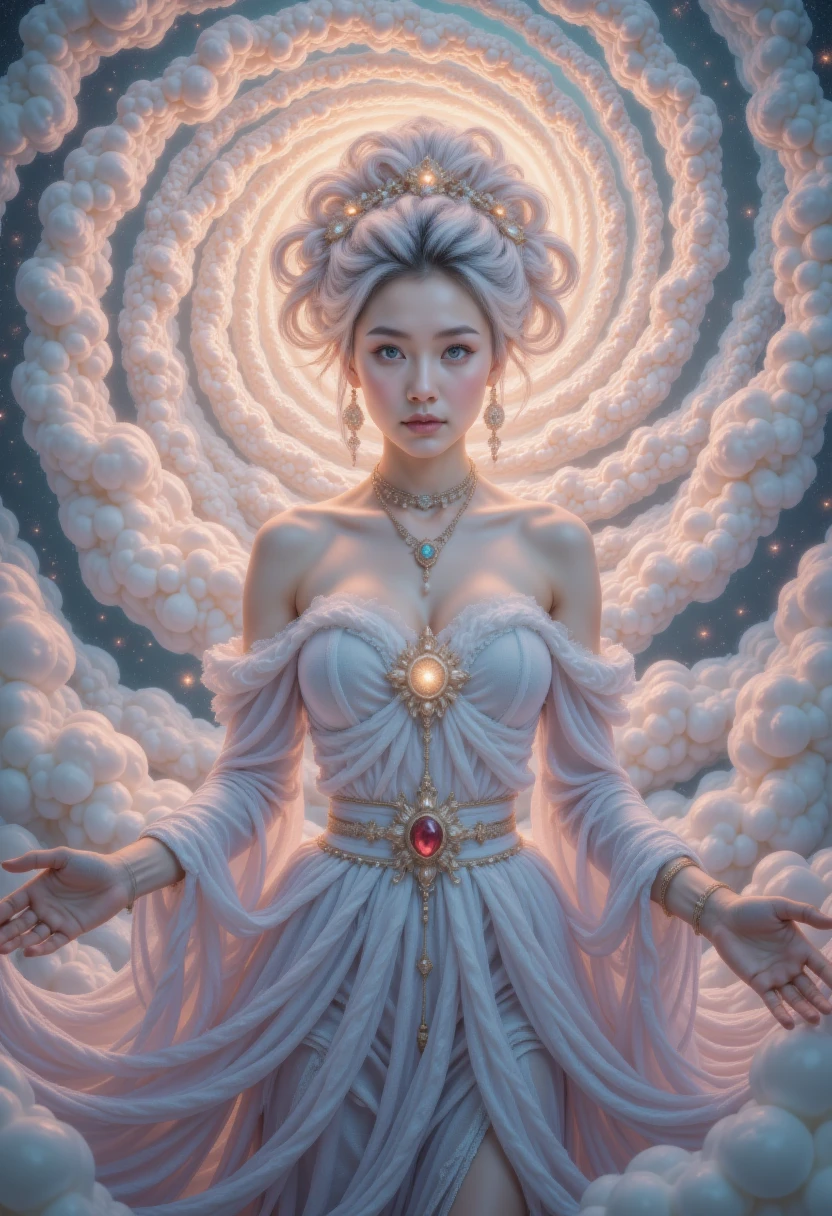 Divination
Japanese Goddess
Strong Goddess
Upper body
Background is God々Shining々しい
Size 9:16 Vertical