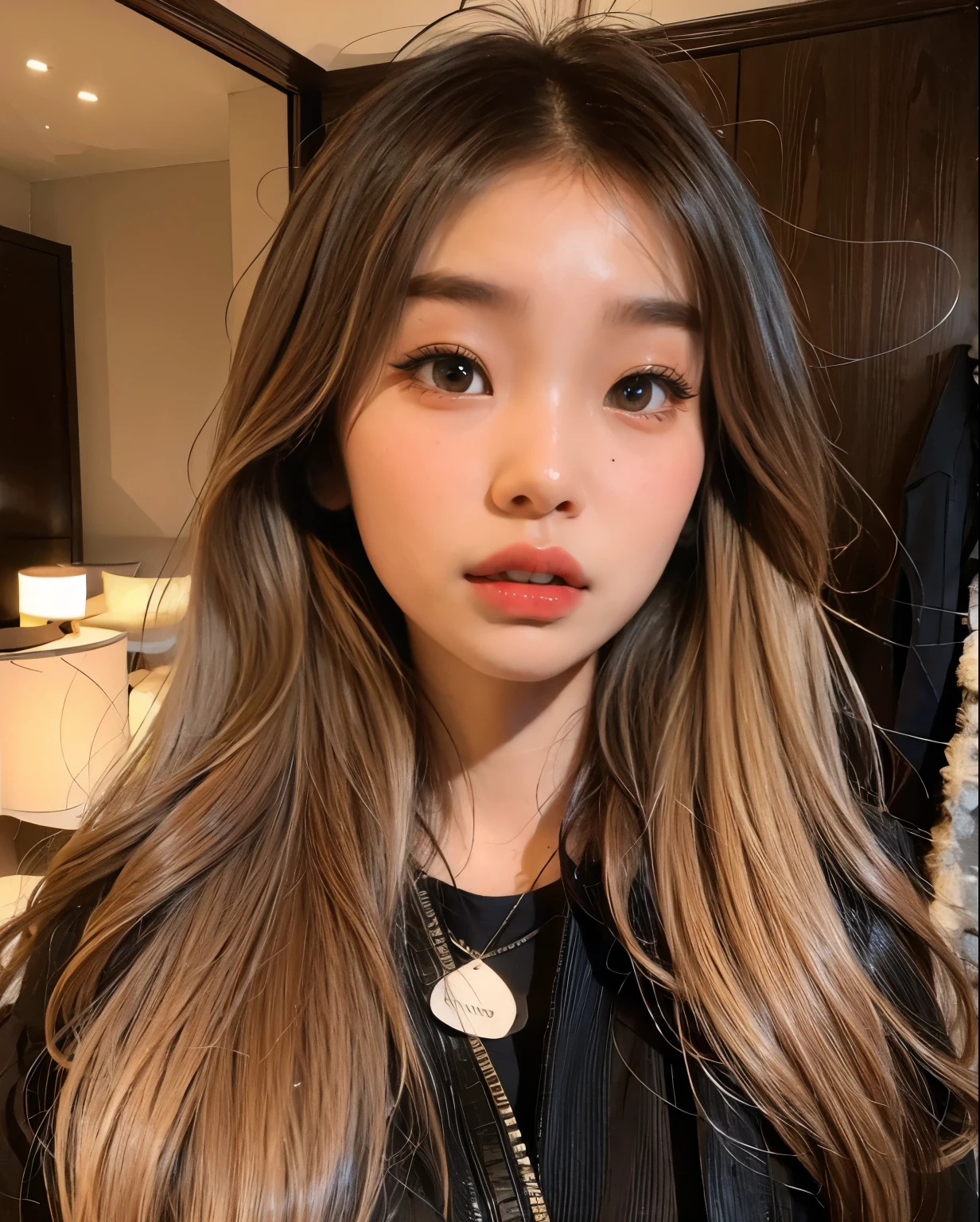 Jennie Blackpink con cabello rubio