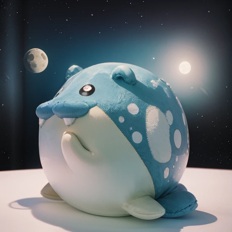 Cute and fat、40 cm、spheal_pokemon、、Lunar Surface