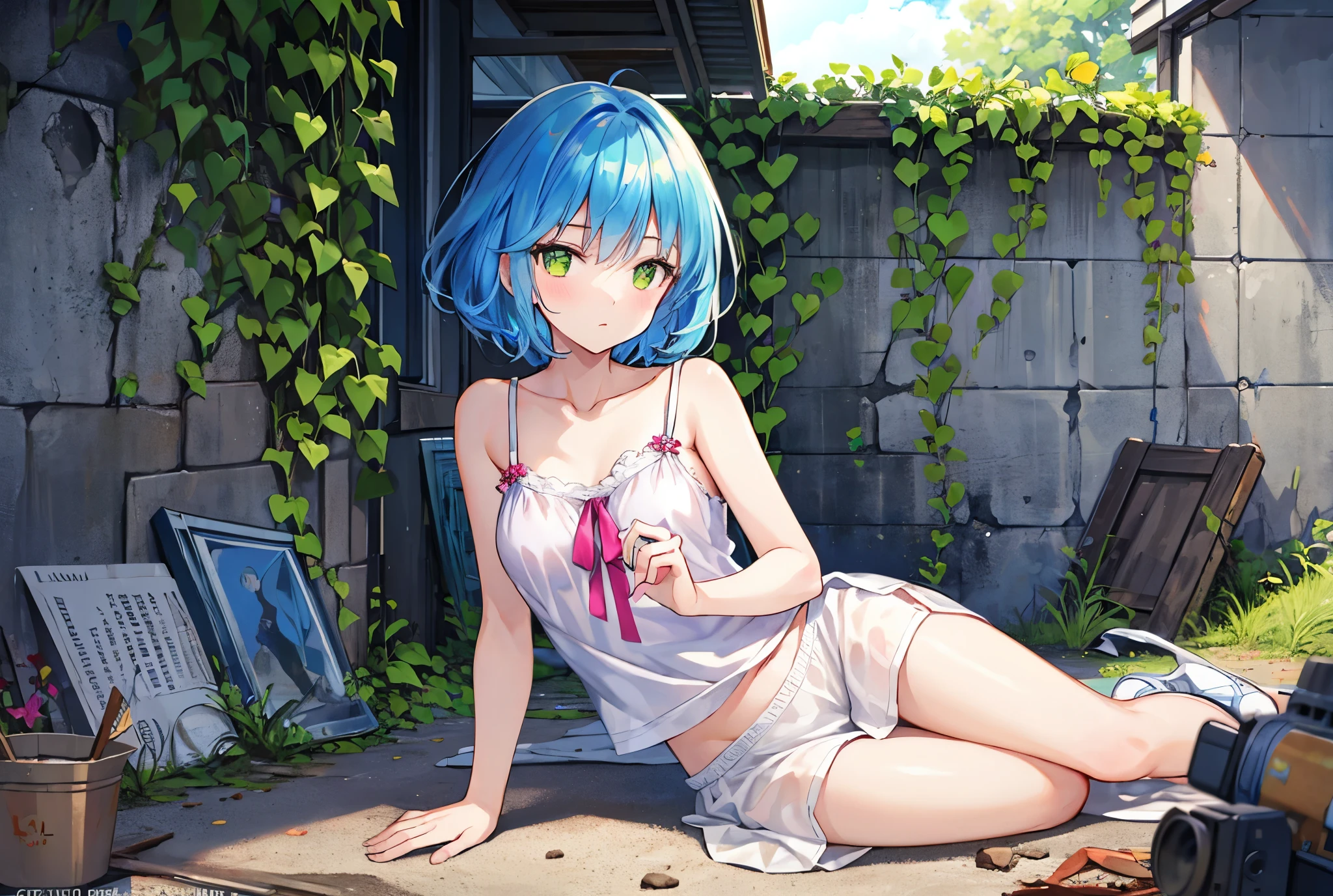 (2D), Top image quality、masutepiece、4K、8K、Rem of Rezero、short-hair、blue hairs、Bangs hide one eye、plein air, Crawling, female dog, Scared, CA, Tears, Dog leash, tongue, blush, A lot of white liquid is dirty, Black stockings, high-heels, , Messy, very Bigger breasts、cleavage, Peeling the front、condoms, Tattered wind, trench coat, No Underwear、No bra、Sputtering, Squatting、open one's legs、spill a lot of white liquid