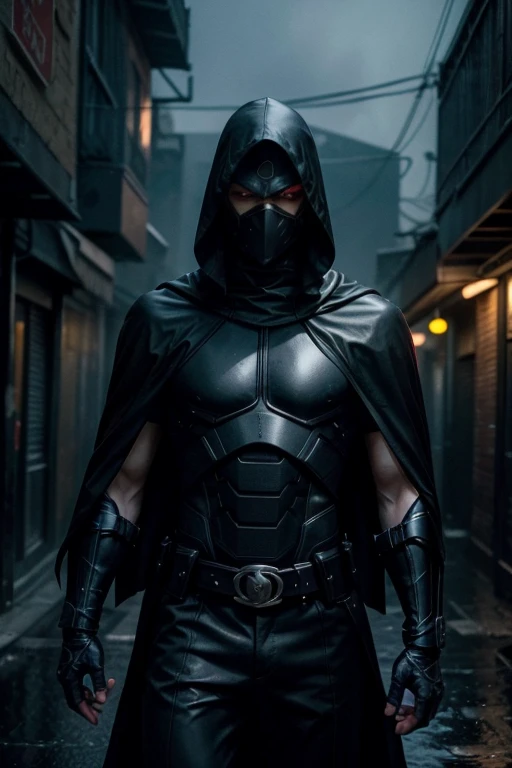 Chance Perdomo wearing a black mask, seated non colo by henry cavill