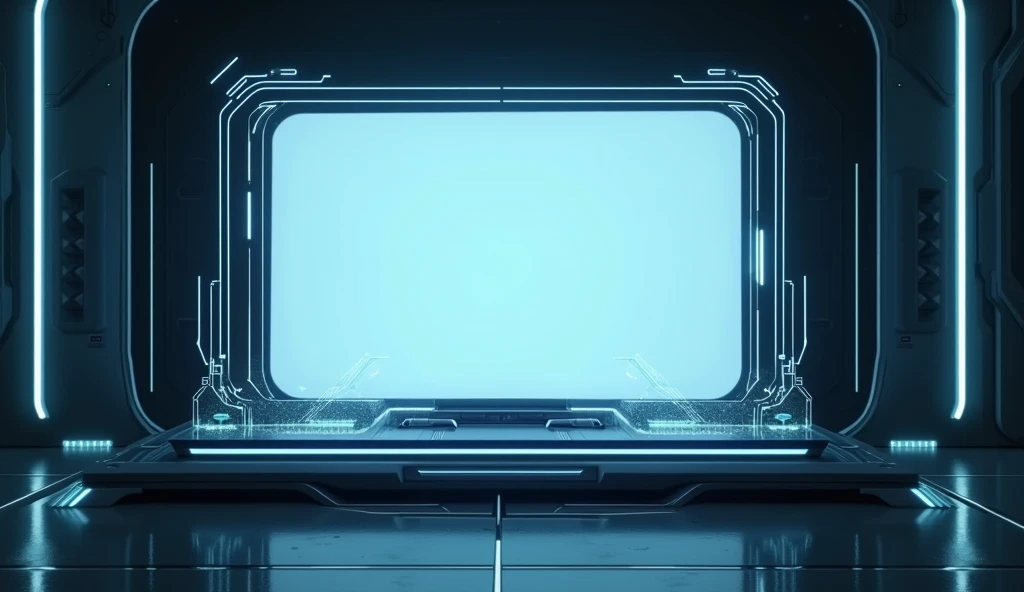 Interface hud empty screen for game menu futuristic with opacity ...