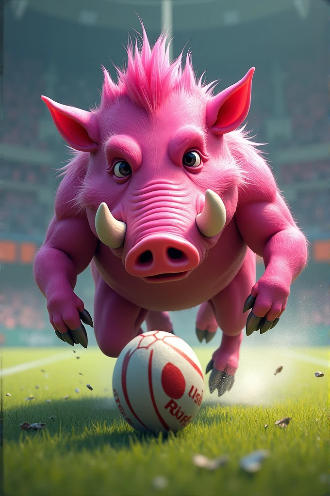 solo, scottish terrier, three identical heads on one body, bald, thin mustaches, scottish terrier ears, tail, masculine, necks, pixar eyes:1.5, nipple piercing, adult, male, 50 years old, by dramamine, (fat, tall, dadbod, chubby, big belly, sweaty, black fur, rugby field background, (shirtless, nude, flaccid penis, hairy testicles, big nipples), correct hands, correct anatomy, (ultradetailed, best quality, detailed masterpiece, highly detailed masterpiece, 4k, professional cartoon), (natural pose, running:1.3, angry shouting)