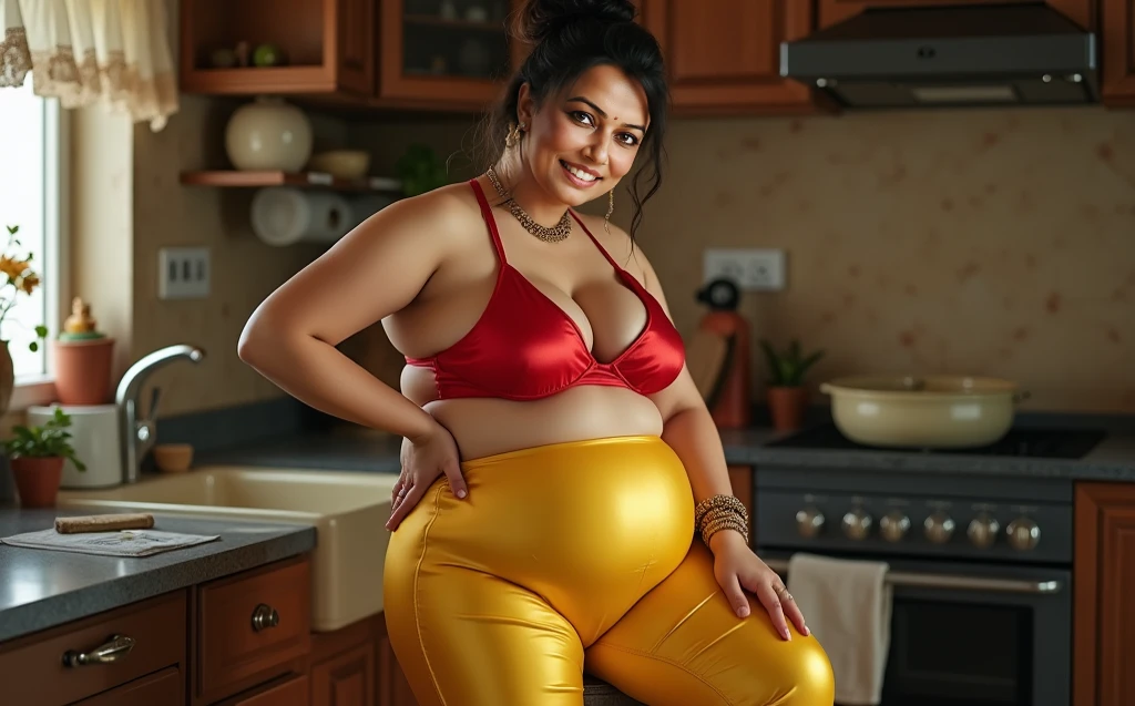 Photo of a fearless mature female firefighter, <lora:parvin4u woman_v1:1> parvin4u woman, wearing a dirty sturdy firefighter suit, (torn clothes:0.5), standing confidently in factory, open suit, unzipped, areola slip, long curly hair, (cleavage,:1.1), (big belly, public line), (smoke:1.1), sweaty, wet clothes, dirty clothes, mute color
