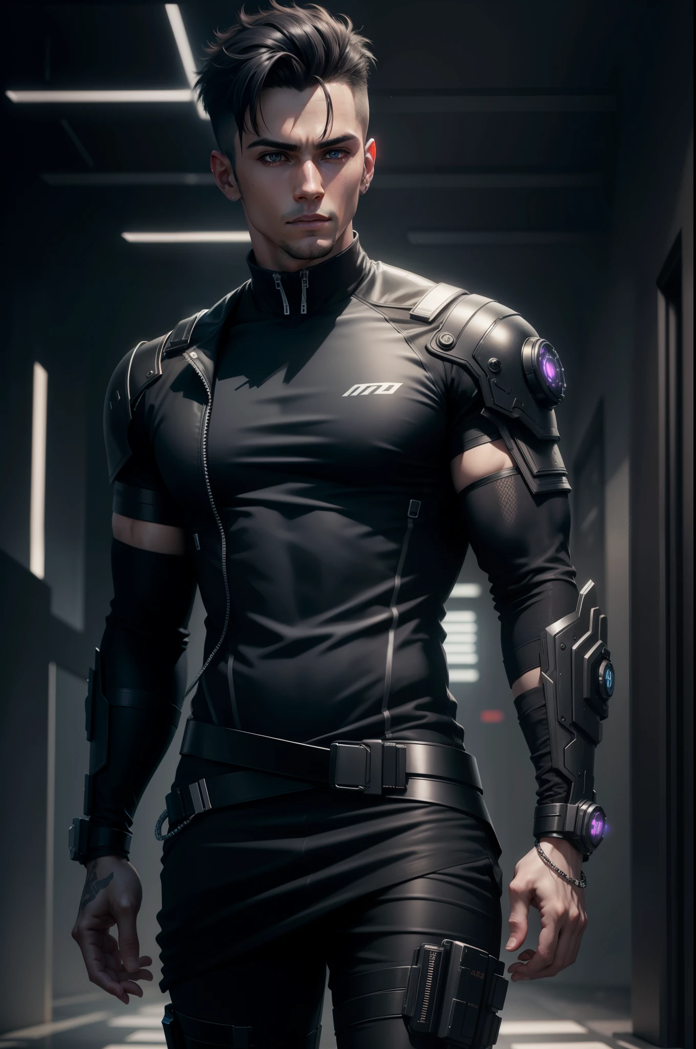 Technologie，strength，armor，sport，basketball ball，Handsome，male people