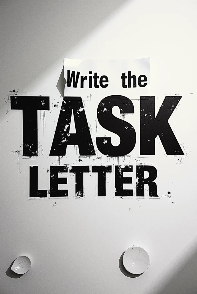 Write the letter TASK TIME only on a poster - SeaArt AI