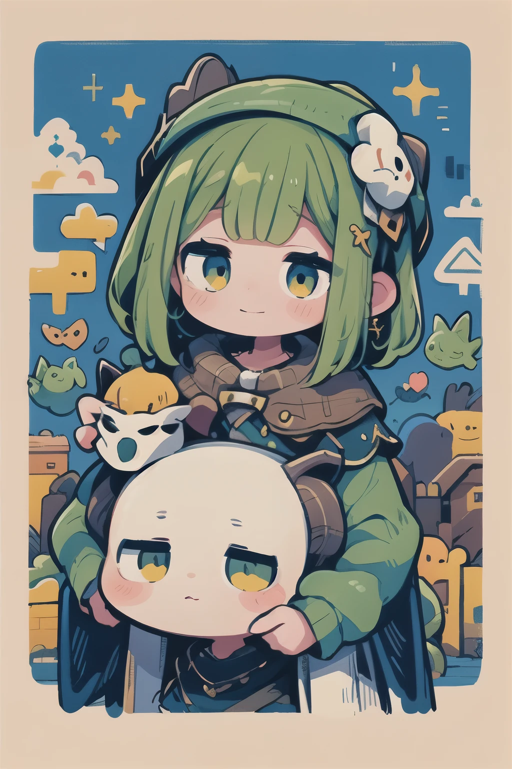 happy Christmas, happy cute monster girls, adorable monster, girls, beautiful detailed face, beautiful detailed eyes, beautiful detailed lips, long eyelashes, smiling, happy expression, monster friends, Christmas, colorful, vivid colors, fantasy, digital painting, concept art, highly detailed, 8k, photorealistic, masterpiece, award winning, cute monster girls smiling, adorable monster girls Christmas monster, cute and spooky monster, cute monster girls smiling, cute and whimsical monster girls, adorable monster girls, monster girls with monster friends, monster girls with lots of cute and colorful little slimes, whimsical monster, monster creature, monster girls with big eyes, monster girls with colorful hair, monster girls in a playful pose, monster girls with a friendly expression, playful monster, cute monster character, vivid colors, pastel colors, soft lighting, fantasy art, digital painting, Artstation quality, 8k, highly detailed, intricate details, clean lines, smooth shading, painting style, happy Christmas