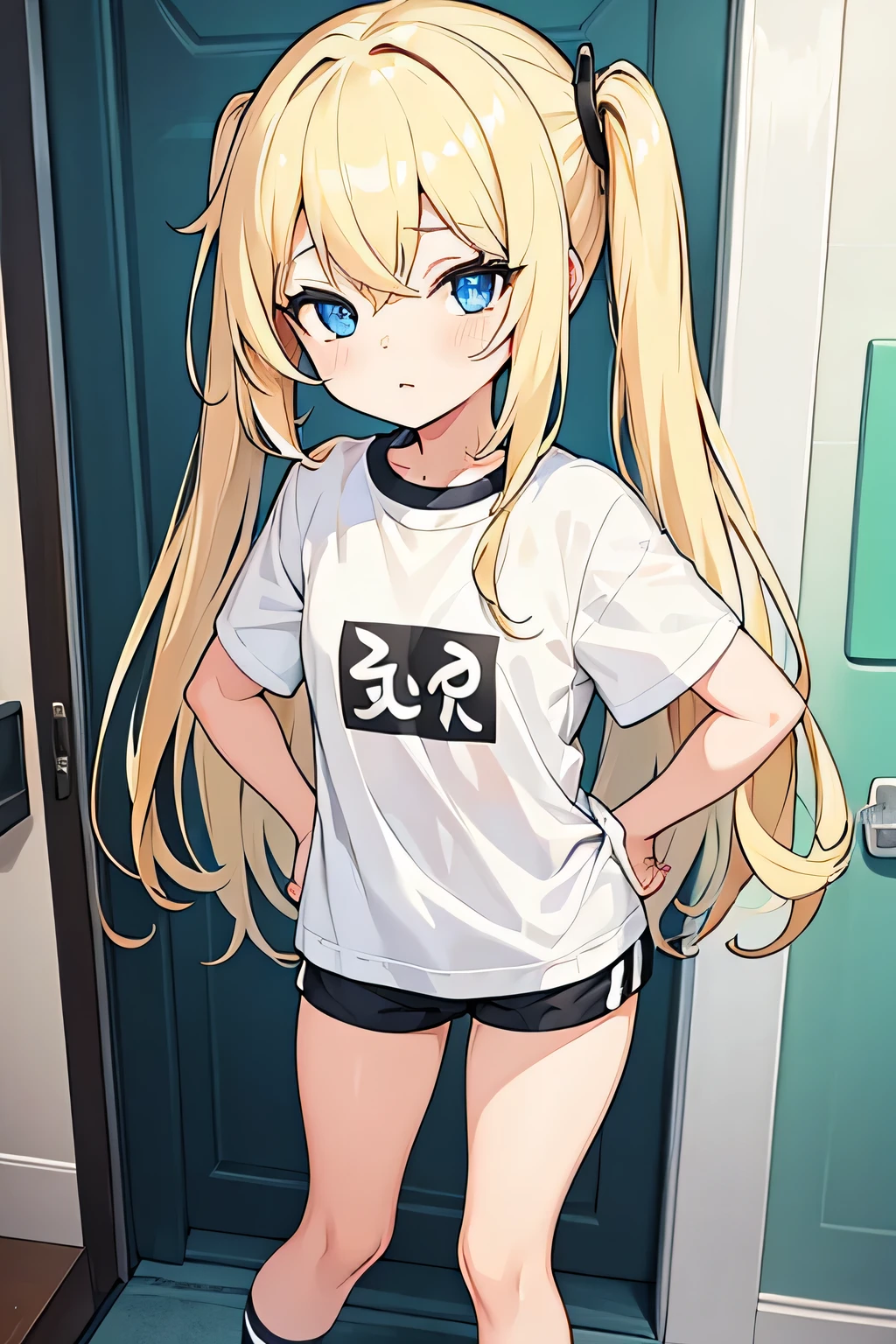 Camiseta larga preta
