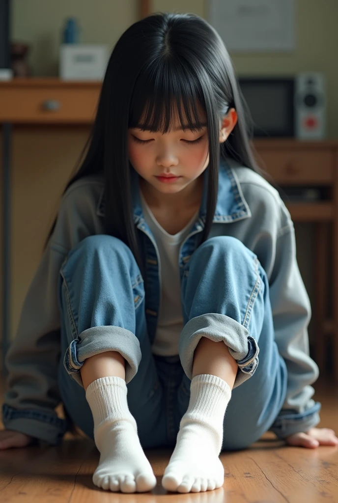 Girl in Converse