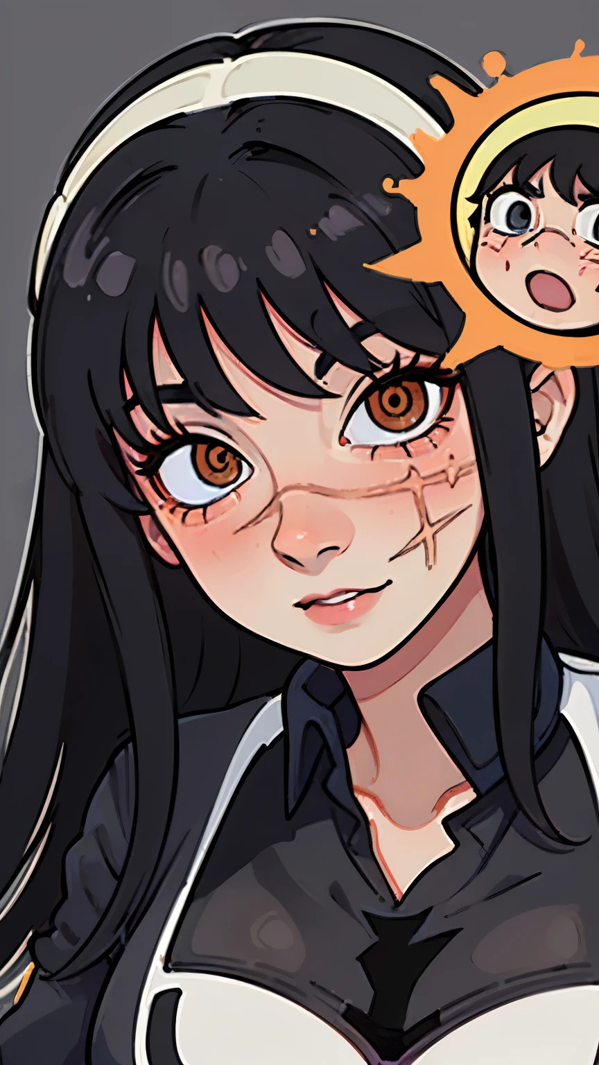 short junkotvv girl and half naked black man, A girl in a plain oversized t-shirt seduces the viewer while staring at him., View from below, healthy thighs,(Ahegao:1.5, Roll your eyes 、Cara Netora:1.5),
, , (full shot, evil smile:1.2), fuera del shoulder,(wet), long sleeve, sunburned skin, fresco,( blush, Naughty play from behind, NTR composition、wet、)
((Perverted sweaty half-naked man puts his hand on the girl'shoulder:1.2)),
absurd solution, super detailed, of the highest quality, cute illustration,