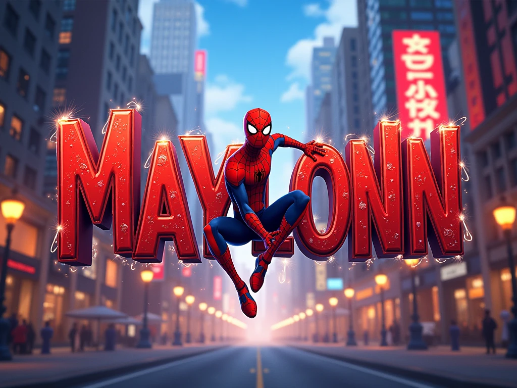Anna Tove、Sticking out the navel、newyork、She wears a torn Spider-Man suit,wearing a skirt、abstract photorealistic、(masterpiece、highest quality、High resolution:1.4)、detailed、複雑なdetailed、looking at the viewer, figure, (magazine:1.3), (cover-style:1.3), woman, vibrant, take a pose, With confidence, Performance, statement,scene, article, cover, bold, to attract attention, title, stylish, Font, catchy, headline, bigger, impressive
