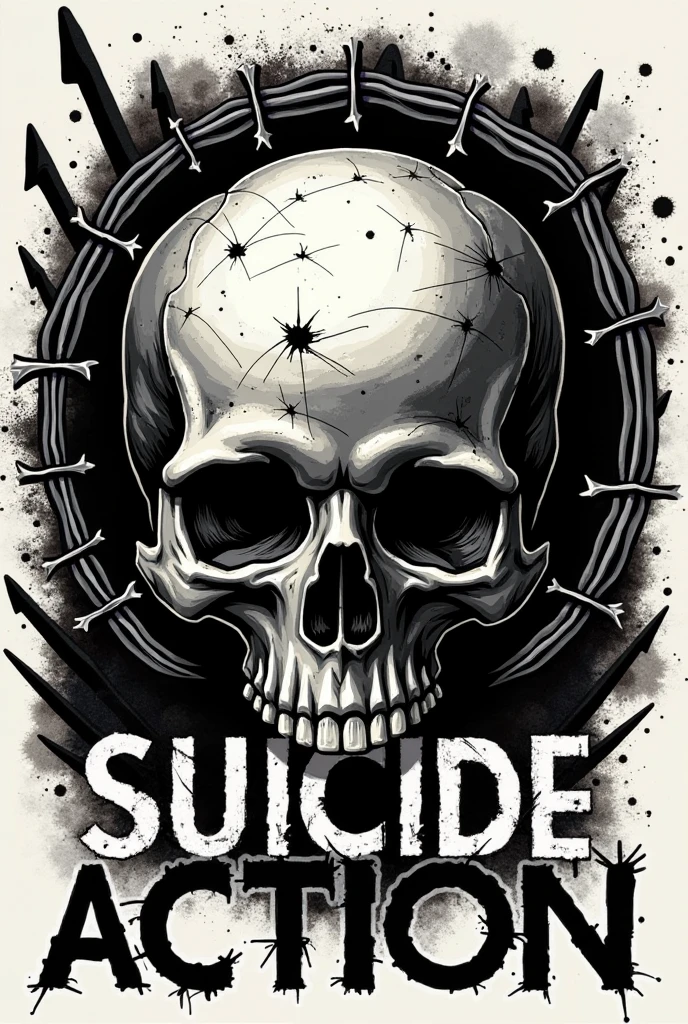 Make grim death graffiti