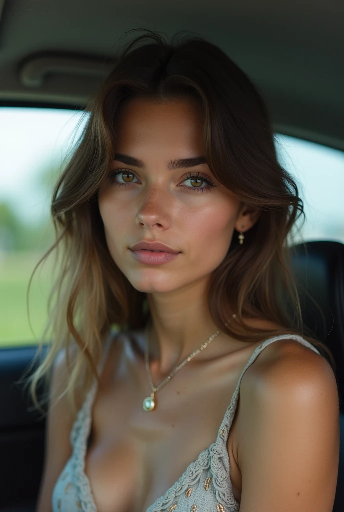 Arafed woman with no top and black pants, Menina sexy com olhos castanhos, Retrato Sophie Mudd, cabelos castanhos e olhos grandes, selfie de uma jovem mulher, Violeta Myers, sem maquiagem, Maquiagem natural, staring directly at camera, Rosto com Artgram, Maquiagem sutil, Great full body photo, em uma boate, clivagem, roqueira e rebelde