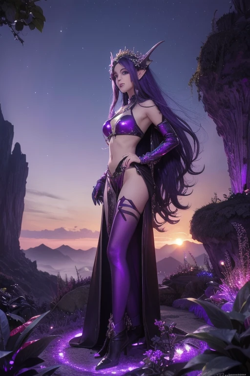 ((Purple Glasses Reflective Bra))pretty girl,Purple reflective bra,Silk cloak,Summer style,Imperial Green Jade Sunglasses,beautiful girl, Purple reflective, Silk cloak, Summer Style, Imperial Green Jade Sunglasses, Wearing purple clothes,Wearing purple sunglasses, Artwork in the style of Guweiz, Popular on cgstation, Fantasy art style, guweiz, Beautiful fantasy queen, deviantart artstation cgscosiety, WLOP's style, g liulian art style, Beautiful elf with purple skin, Aesthetic!!!!!! Female elves ((1 girl))