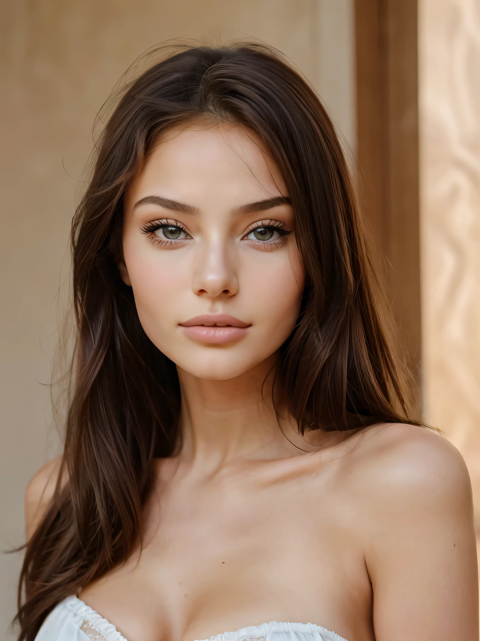 ((a splash of semen running down her tits)), the semen has to be transparent, very realistic semen