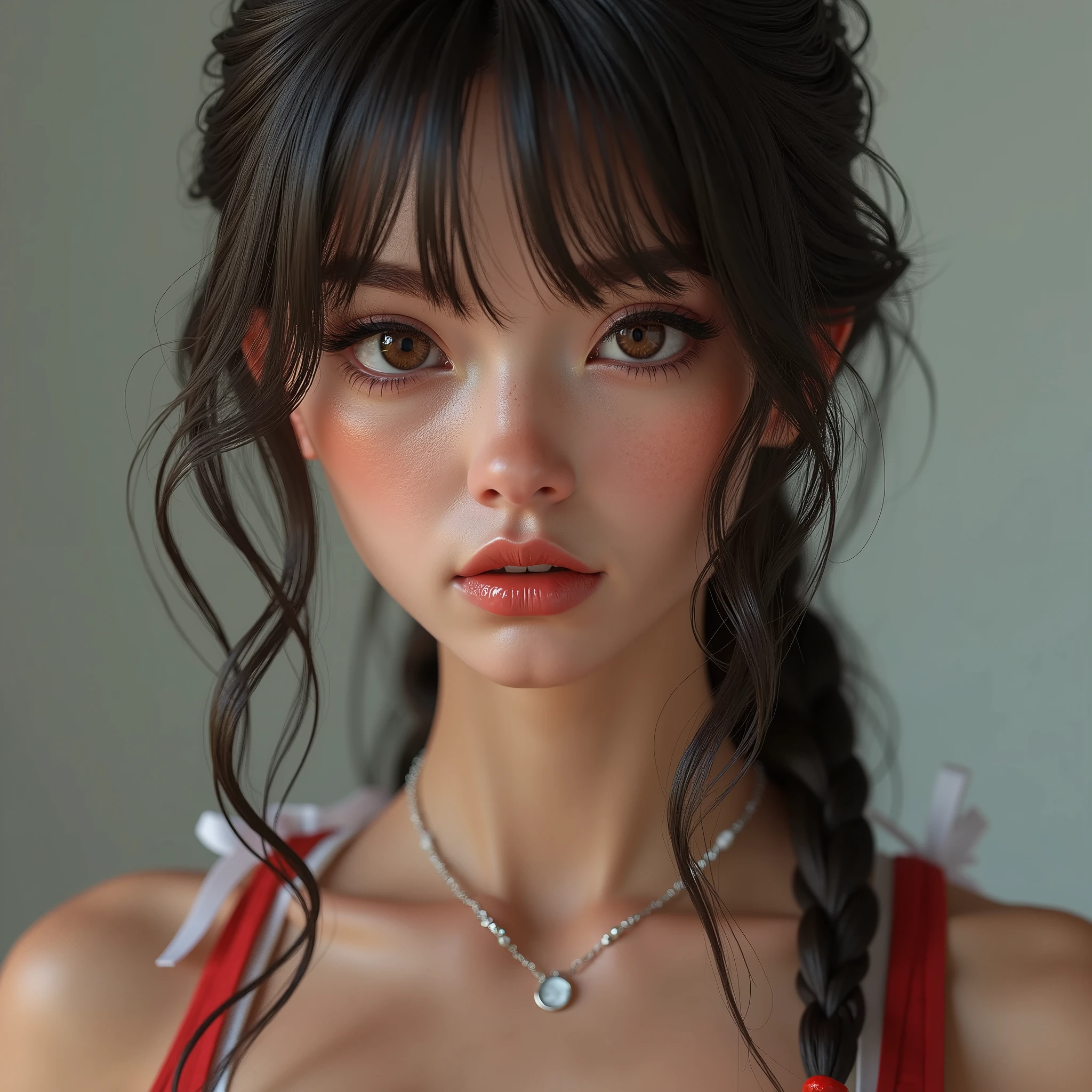 corpo inteiro, best quality, Altas, Contrata, skin definition, pele detalhada, Olhos detalhados, Rosto detalhado, (caucasiana:1.5), Realista, ((Modelo AV)), 4k, 8k, (fotorrealista:1.5), Realistic, UHD, Beautiful, barnet, maquiagem perfeita, ((lingerie branca, sexy bra, Meias de rede de pesca, cinta-liga, salto alto)), (Seios enormes:1.25), seios enormes, Clivagem longa, Curvy, peituda, figura da ampulheta, 1girl, sozinho, pose sexy, parte superior do corpo, beautiful face, caucasiana, NSFW, retrato, white hot bra, tema branco, seios grandes, peitos longos enormes, twin tail