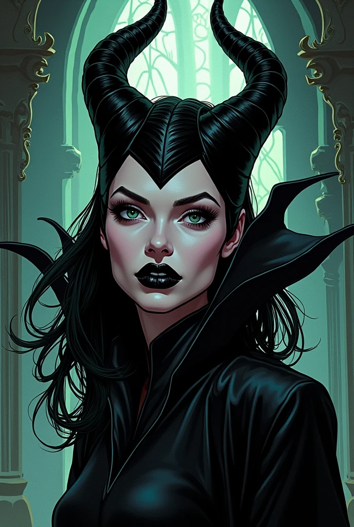 Angelina Jolie as Malevolent: Imagine Angelina Jolie's striking presence as the iconic Disney villain Maleficent, reimaginado como um personagem animado. With its dark magic and commanding presence, Maleficent weaves her intricate schemes and confronts the forces of good with her awe-inspiring powers.